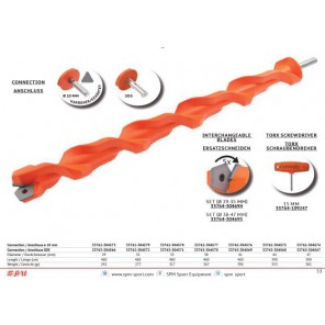 29 mm ORANGEFOX, kunststoff, 5*knivbytte