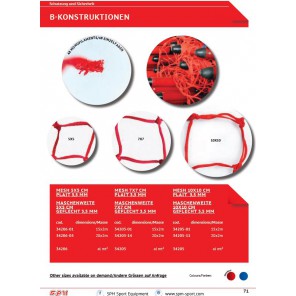 RØDT B-NETT 20m 7*7cm