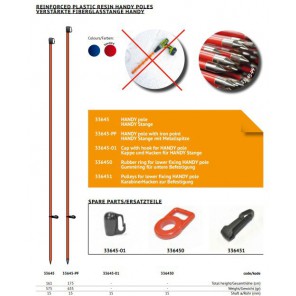 HANDY BLÅ, 160*1,5 cm plast forsterket med fiber