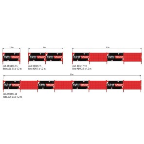 Reklamenett 2,5 meter