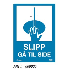 Mykt skilt 50*70. Slipp skål